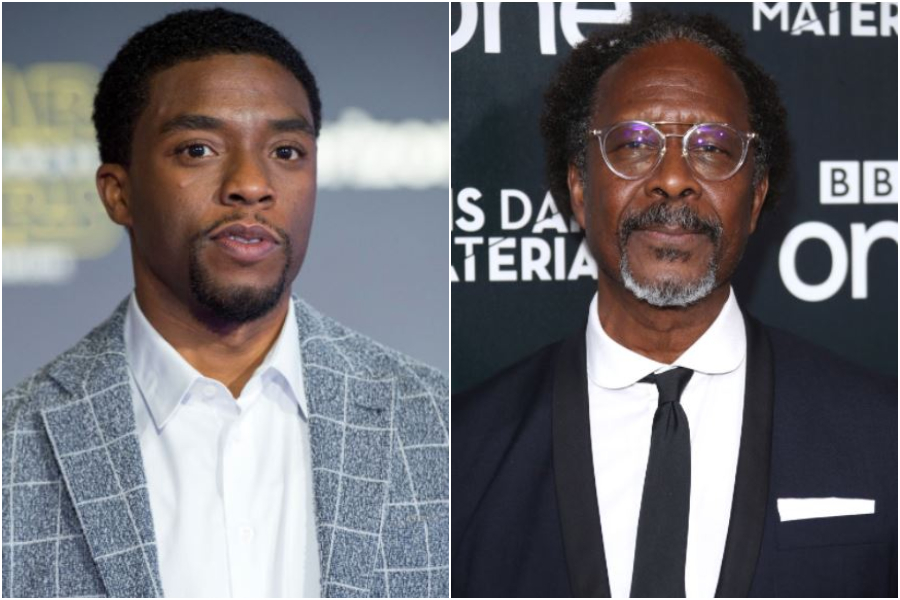 Chadwick Boseman and Clarke Peters