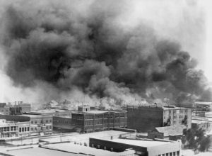 Billowing Smoke during Race Riots, Tulsa, Oklahoma, USA, Alvin C. Krupnick Co., June 1921