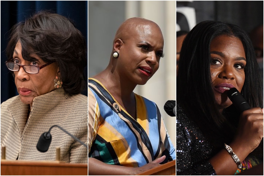 Maxine Waters, Ayanna Pressley, Cori Bush
