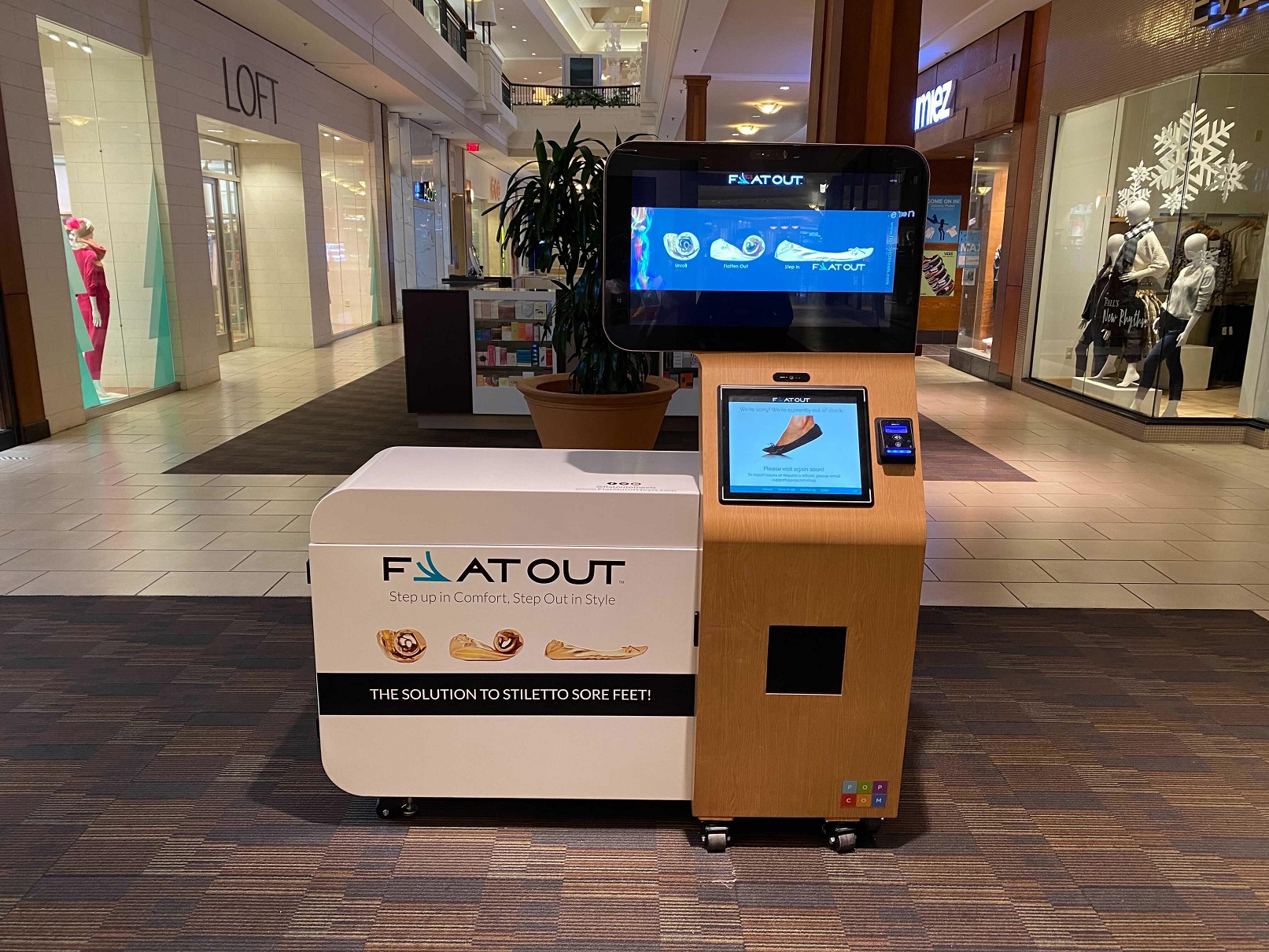 Flat Out of Heels Kiosk