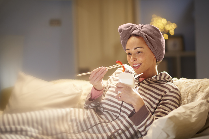 take away and a movie