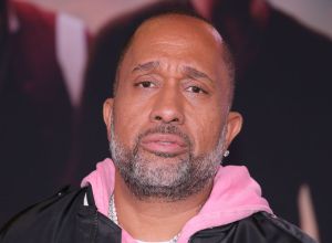 Kenya Barris pictured at premiere of "Bad Boys for Life" is seeking a restraining order against his sister.
