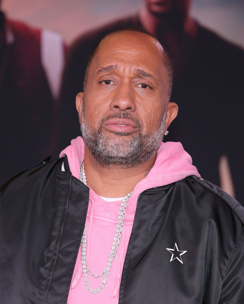 Kenya Barris pictured at premiere of "Bad Boys for Life" is seeking a restraining order against his sister.