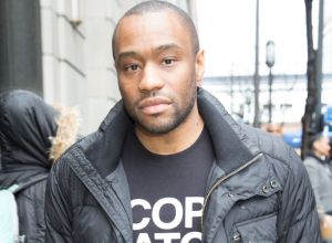 Marc Lamont Hill at protest for Meek Mill, has lost his sister and father