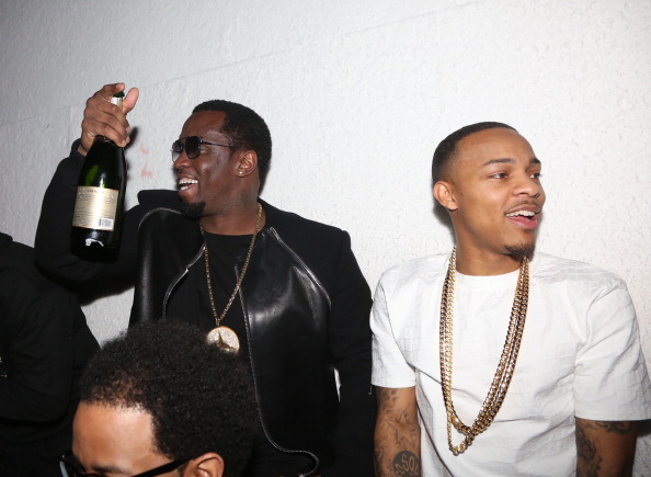 Diddy and Bow Wow at French Montana Pre-Grammy Party
