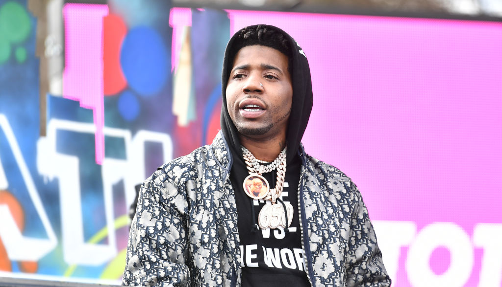 YFN Lucci at Joy To The Polls Georgia Pop Up Concerts