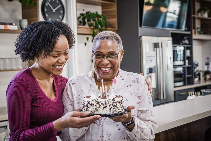 Celebrating Grandma's Birthday