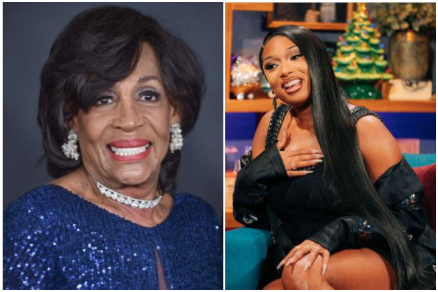 Maxine Waters and Megan Thee Stallion