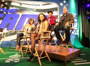 Cast Of "The Game" Visits BET's "106 & Park" - January 11, 2011