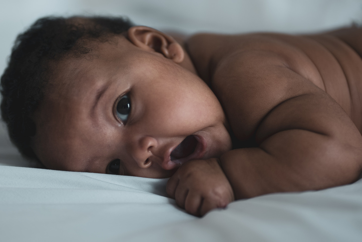 Newborn baby girl
