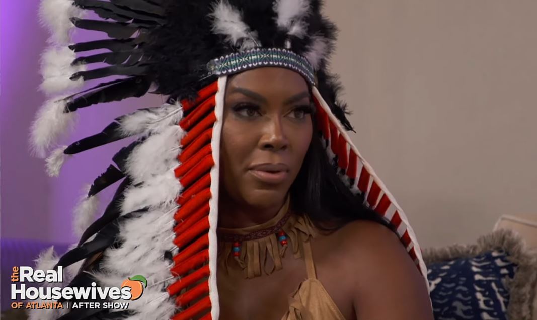 Kenya Moore Native American Headdress