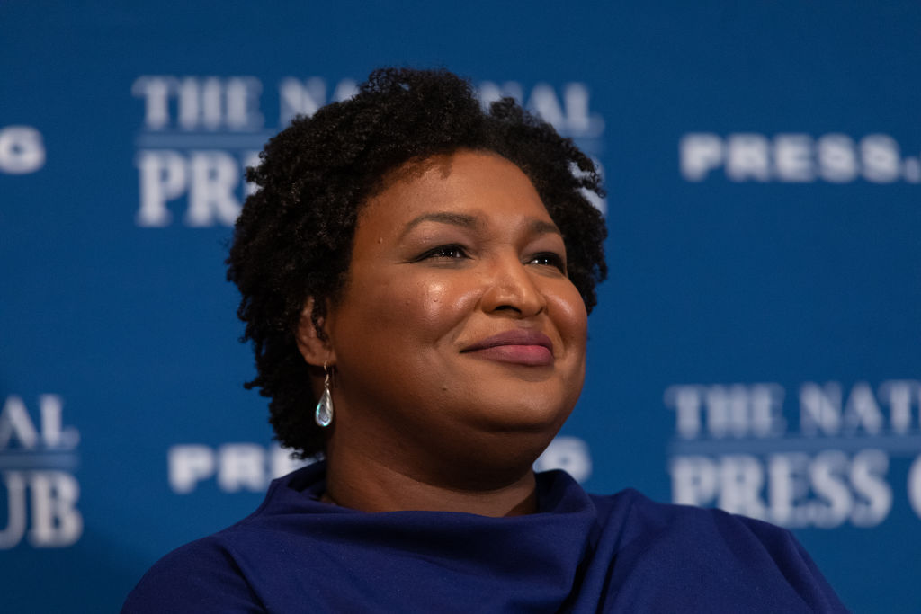Stacey Abrams Speaks To The National Press Club For Headliners Luncheon