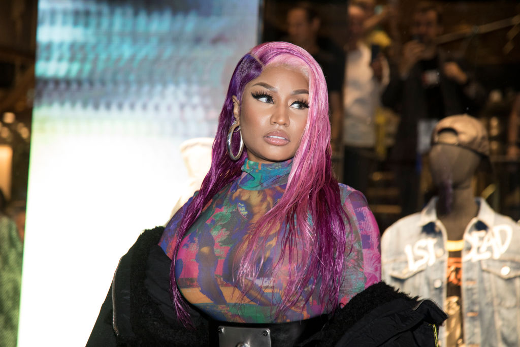 Nicki Minaj at the Diesel Store