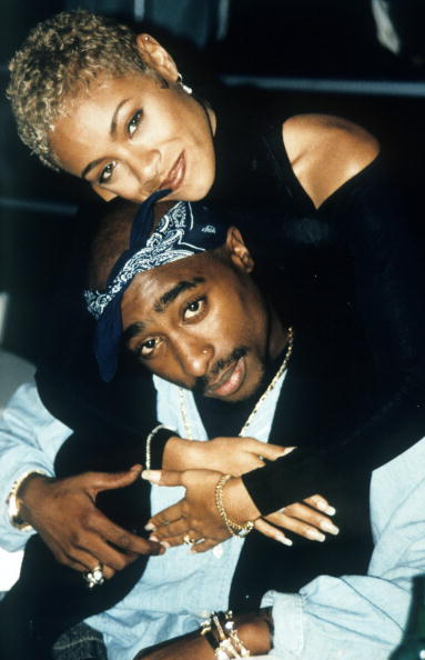 Tupac Shakur and Jada Pinkett Smith
