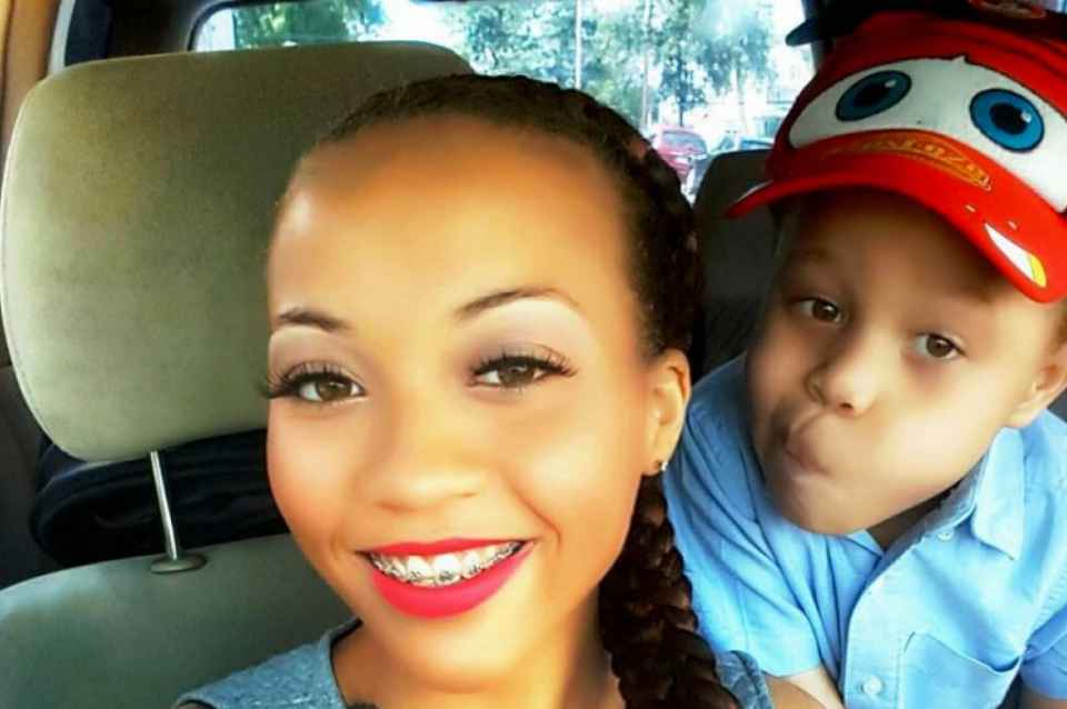 Korryn Gaines and son