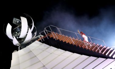 Naomi Osaka at the Opening Ceremony - Olympics: Day 0