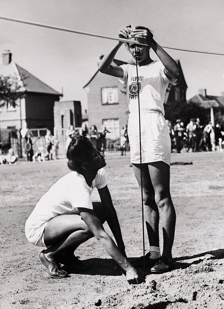 Emma Reed and Alice Coachman Practice