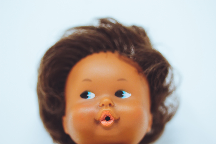 Black doll head