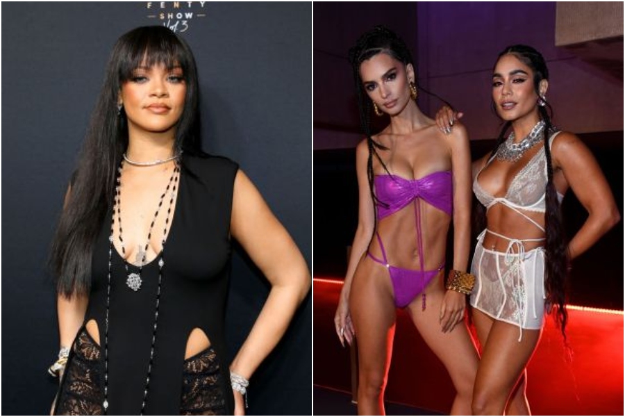 Rihanna's Savage X Fenty show criticized for non-Black women Vanessa  Hudgens, Emily Ratajkowski wearing braids
