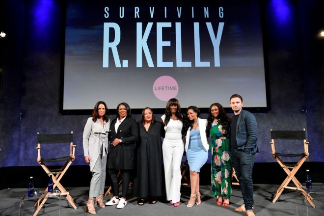The Executive Producers And Survivors Featured In Lifetime's "Surviving R Kelly" Attend The Emmy FYC Screening At The Paley Center For Media In New York