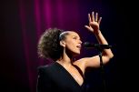 Alicia Keys Performs Live At The Apollo Theater For SiriusXM And Pandora's Small Stage Series In Harlem, NY