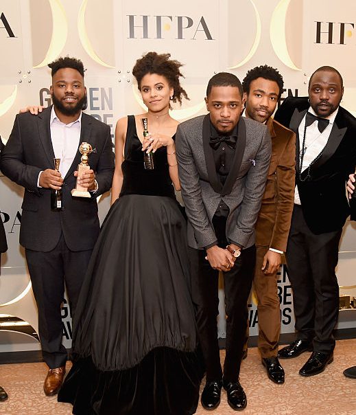 Moet & Chandon At The 74th Annual Golden Globe Awards - Backstage