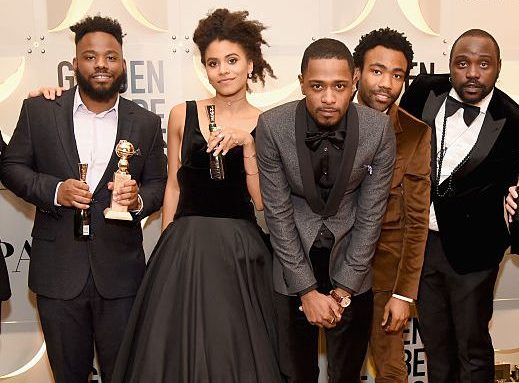 Moet & Chandon At The 74th Annual Golden Globe Awards - Backstage