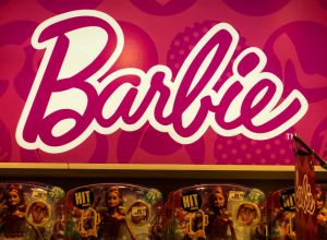 Barbie shell in store at Bonarka City Center. The city of...