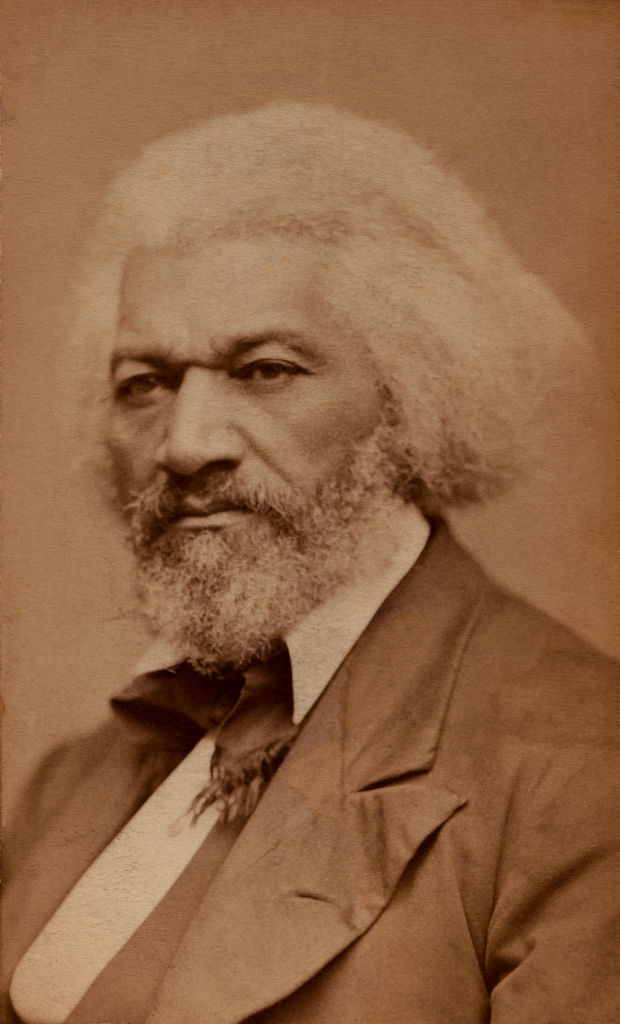 A portrait of Frederick Douglass 