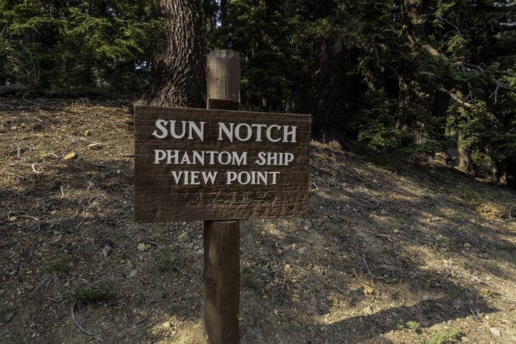 Phantom Ship view point sign