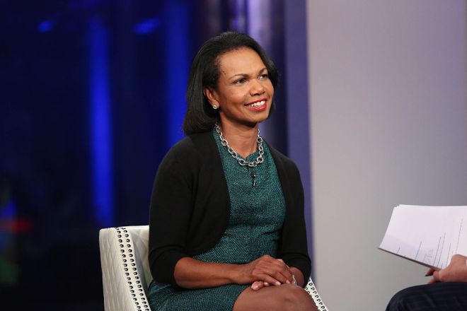 Condoleezza Rice Visits "FOX And Friends"