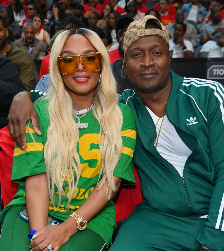 Celebrities Attend Miami Heat v Atlanta Hawks - Game Three