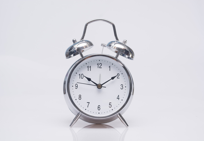 Close-Up Of Clock sets time limits for protecting your mental health from news