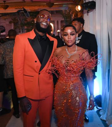 Keyshia Ka'Oir and Gucci Mane attend the 2nd Annual The Black Ball: Quality Control's CEO Pierre 