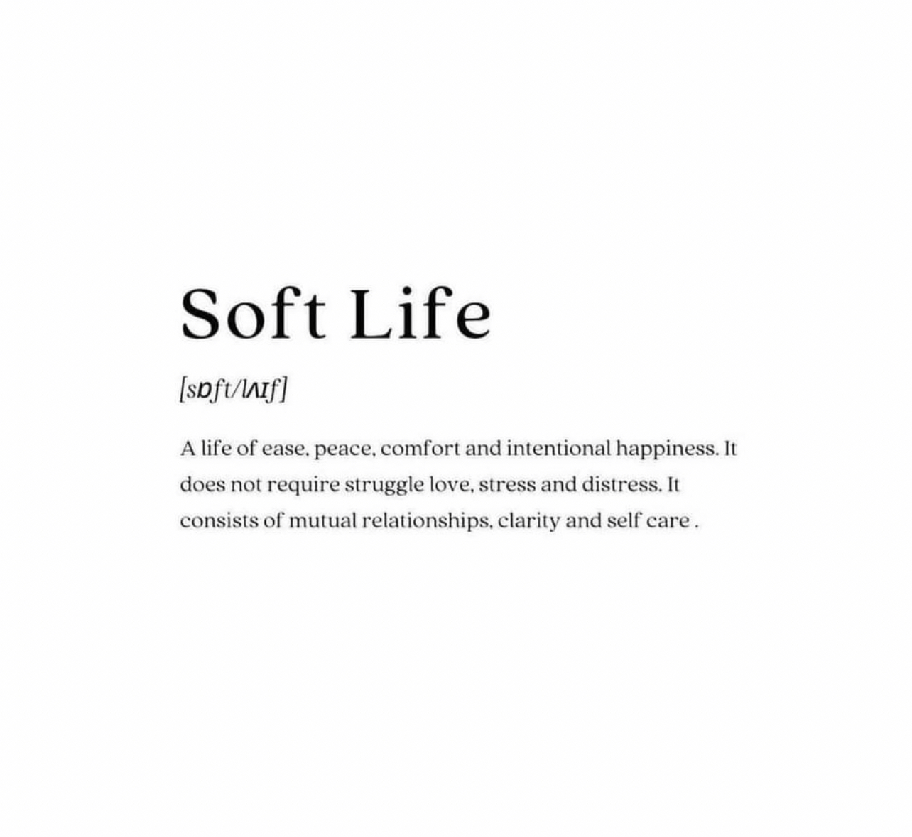 Soft Life, Letter From The Editor