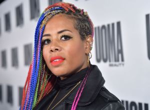 Kelis at the UOMA Beauty Launch Event