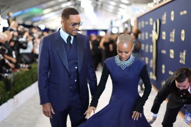Will Smith and Jada Pinkett at the 28th Screen Actors Guild Awards - Red Carpet