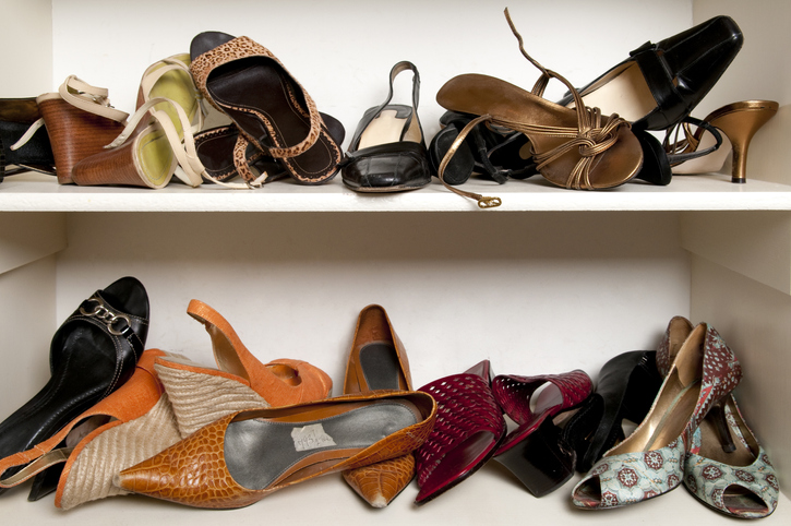 Disorganized Women's Shoes