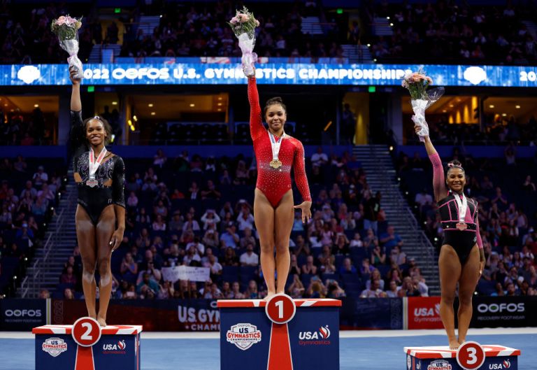3 Black Women Top The U.S. Gymnastic Championships Podiums