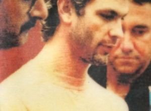 Jeffrey Dahmer taken during his trial.