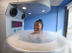 Long Island woman undergoes cryotherapy in 2019