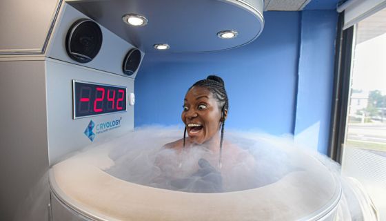 Long Island woman undergoes cryotherapy in 2019