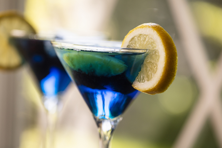 Blue cocktails!