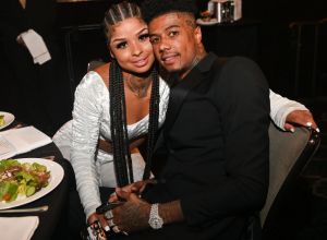 Chrisean Rock and Blueface attend Hollywood Unlocked's 2nd Annual Impact Awards