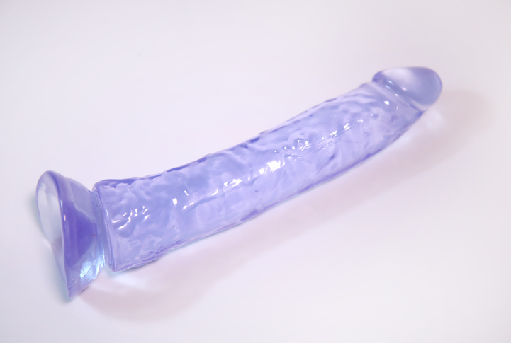 Purple dildo sex toy