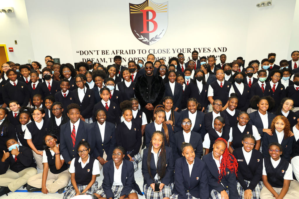 Sean “Diddy” Combs Surprises Students at His Capital Preparatory School in the Bronx