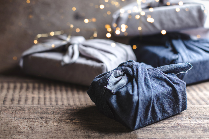 Eco-friendly fabric reusable gift Sustainable gift wrapping Traditional Japanese Furoshiki style,Kazakhstan