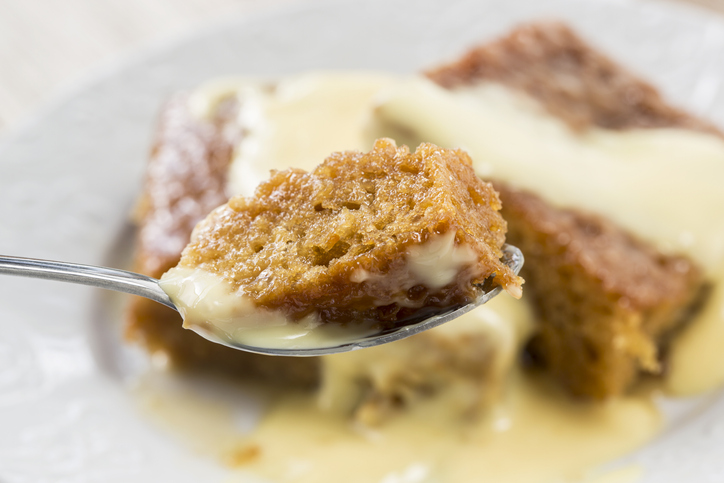 Spoonful of malva pudding