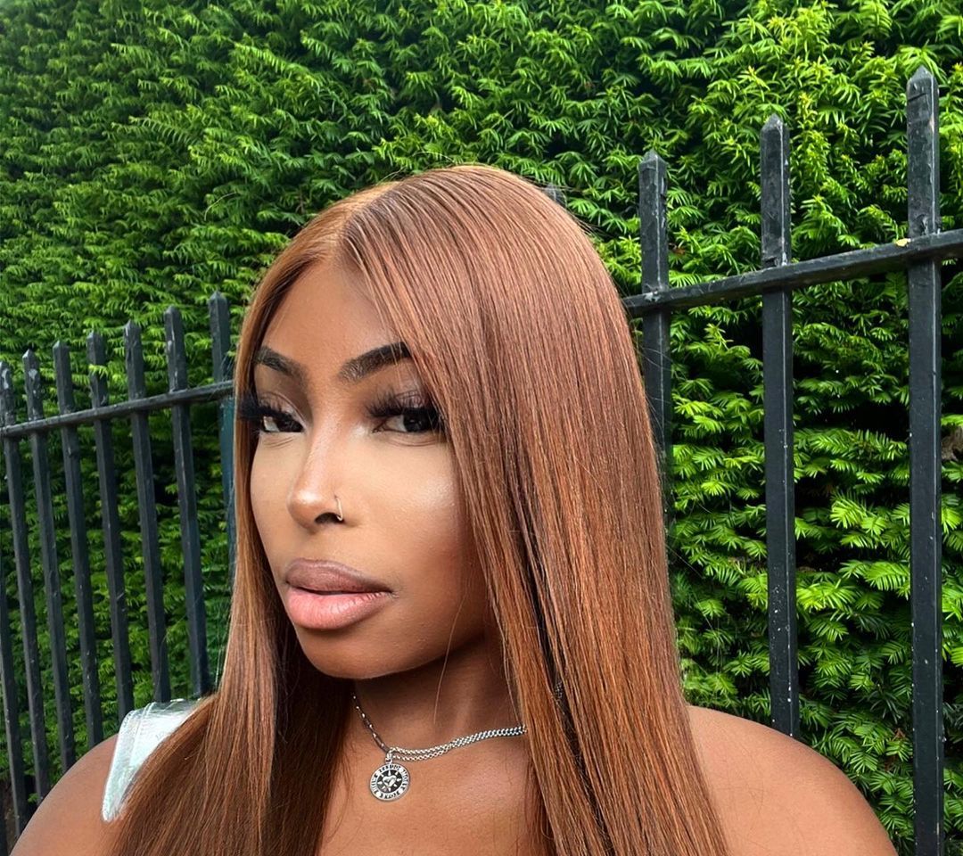 copper glueless wig