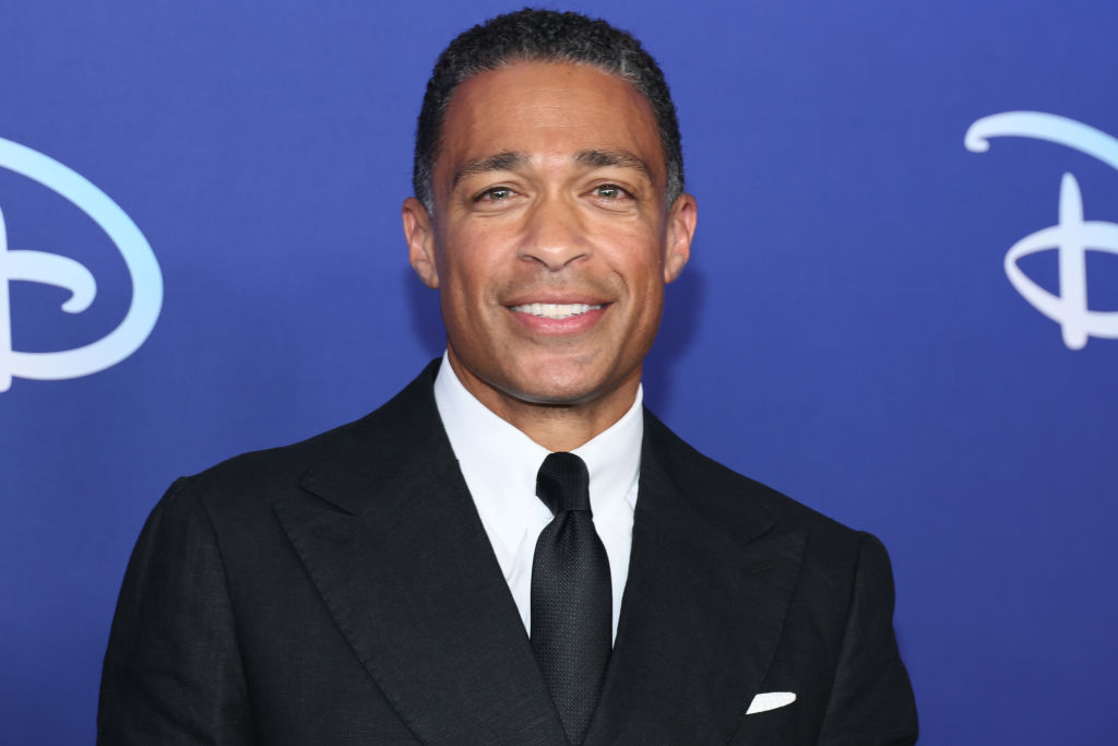 T.J. Holmes attends the 2022 ABC Disney Upfront